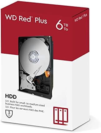 Western Digital 16TB WD Red Pro NAS Internal Hard Drive HDD - 7200 RPM, SATA 6 Gb/s, CMR, 512 MB Cache, 3.5" - WD161KFGX