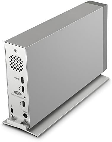 LaCie d2 Thunderbolt 3 8TB External Hard Drive Desktop HDD – Thunderbolt 3 USB-C USB 3.0, 7200 RPM Enterprise Class Drives, for Mac and PC Desktop, 1 Month Adobe CC (STFY8000400