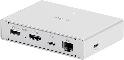 PoE (GL-RM1PE Remote KVM Control Over Internet - PoE/Type - C Dual Power Option 4K@30Hz,32GB EMMC Tailscale Support for PC Server Remote Access Power Management Adapted KVM Switches