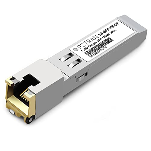 1000BASE-SX SFP Optical Transceiver Module Compatible with HPE Aruba J4858D J4858DCM JL745A Q8N53A ProCurve J4858C J4858B J4858A 850nm 550m DDM Duplex LC MMF 10pcs/Pack