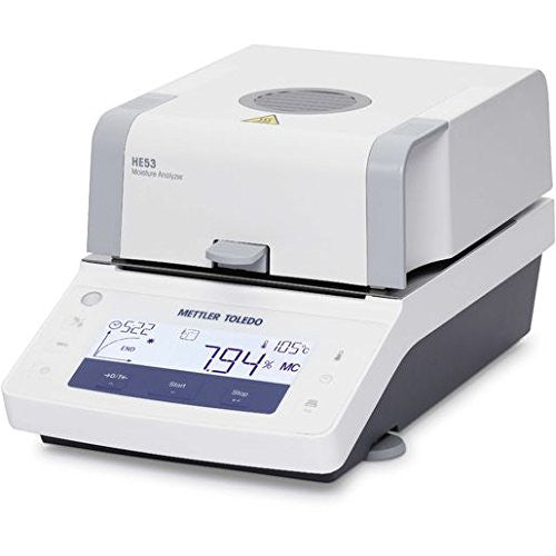 Mettler Toledo 30100251 Model He53 Halogen Moisture Analyzer, 54 G X 1 Mg