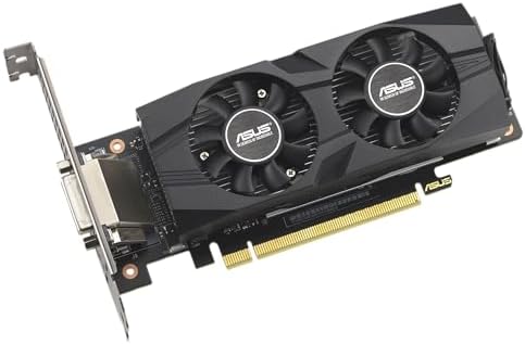 ASUS Dual NVIDIA GeForce RTX 3050 6GB OC Edition Gaming Graphics Card - PCIe 4.0, 6GB GDDR6 Memory, HDMI 2.1, DisplayPort 1.4a, 2-Slot Design, Axial-tech Fan Design, 0dB Technology, Steel Bracket