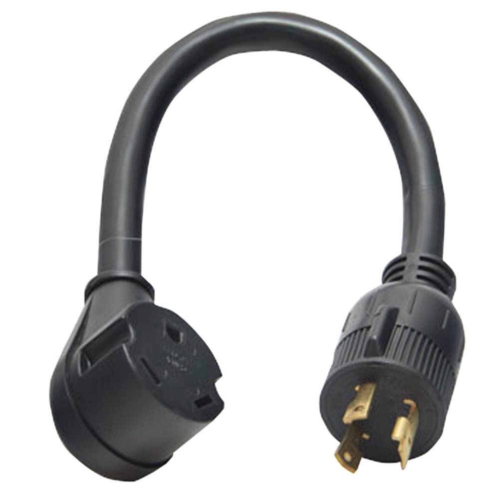 Valterra A10-G30330VP Dogbone Mighty Cord 12" Adaptor Cord for RV Generator