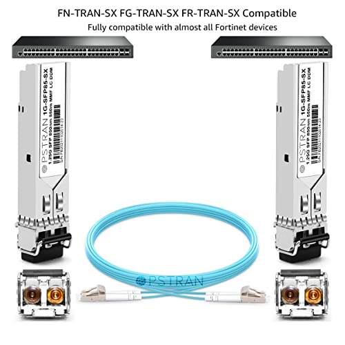 1000BASE-SX SFP Optical Transceiver Module Compatible with HPE Aruba J4858D J4858DCM JL745A Q8N53A ProCurve J4858C J4858B J4858A 850nm 550m DDM Duplex LC MMF 10pcs/Pack