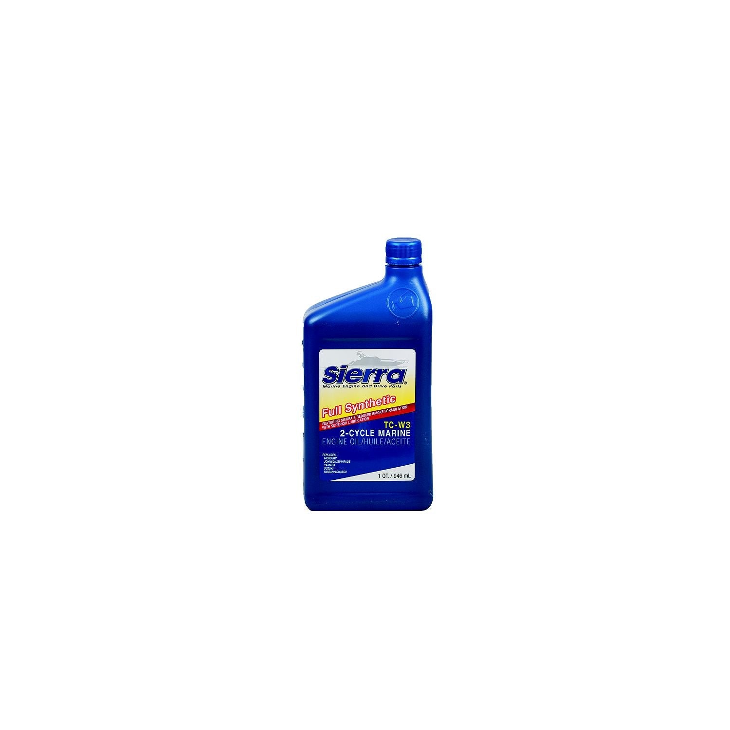 Sierra 18-9540-3 Fully Synthetic TC-W3 2-Stroke Outboard Oil, Gal.
