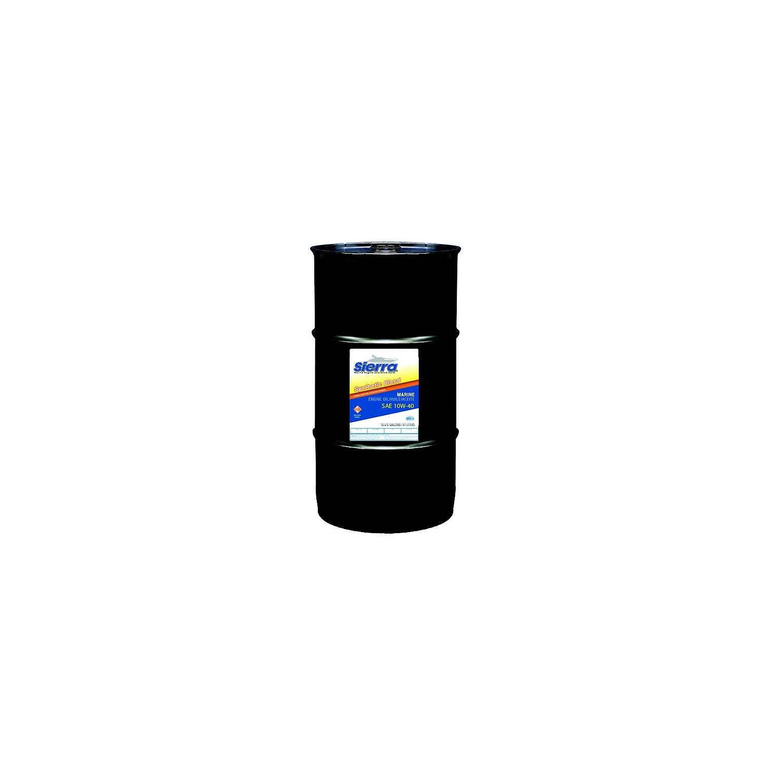 10W40 FCW 4-Cycle Outboard Synthetic Blend Oil, 55 Gal. Drum