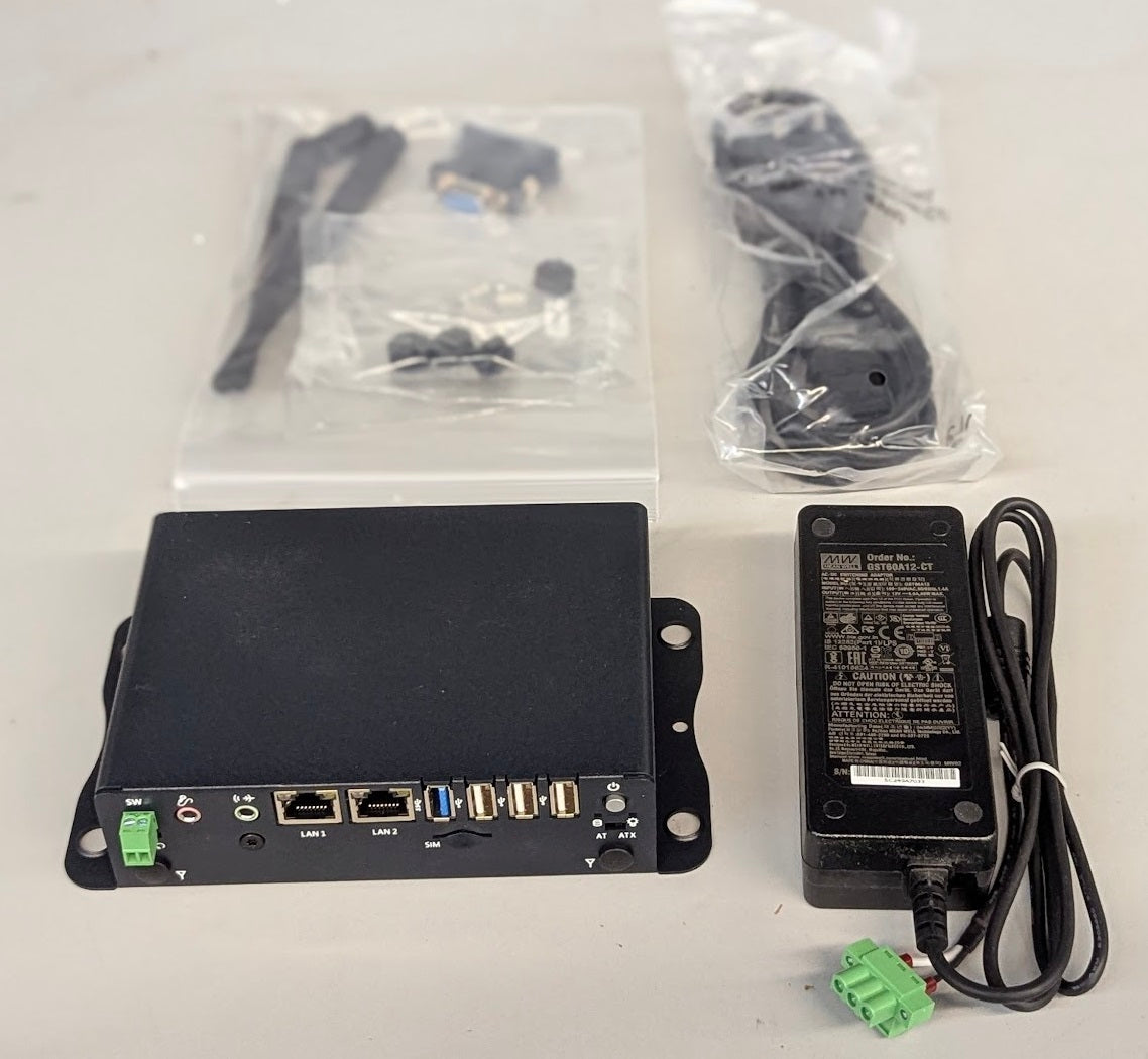 Premio INC Fanless Industrial Mini PC | Celeron J1900 | 240GB SSD | Ubuntu