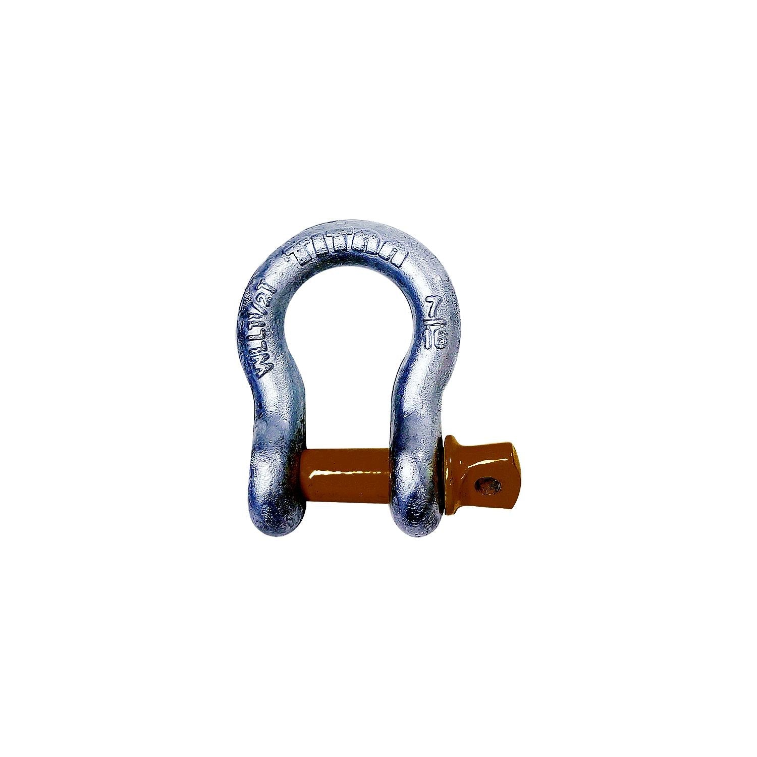 Titan Chain 10319057 Hot Galvanized Bow Shackle, 7/8"