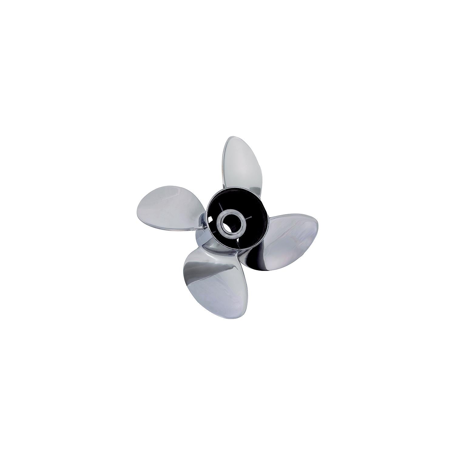 Solas 9553-143-17 Rubex HR4 Propeller, Stainless Steel Interchangeable Hub, 4-Blade, RH 14.25 x 17"