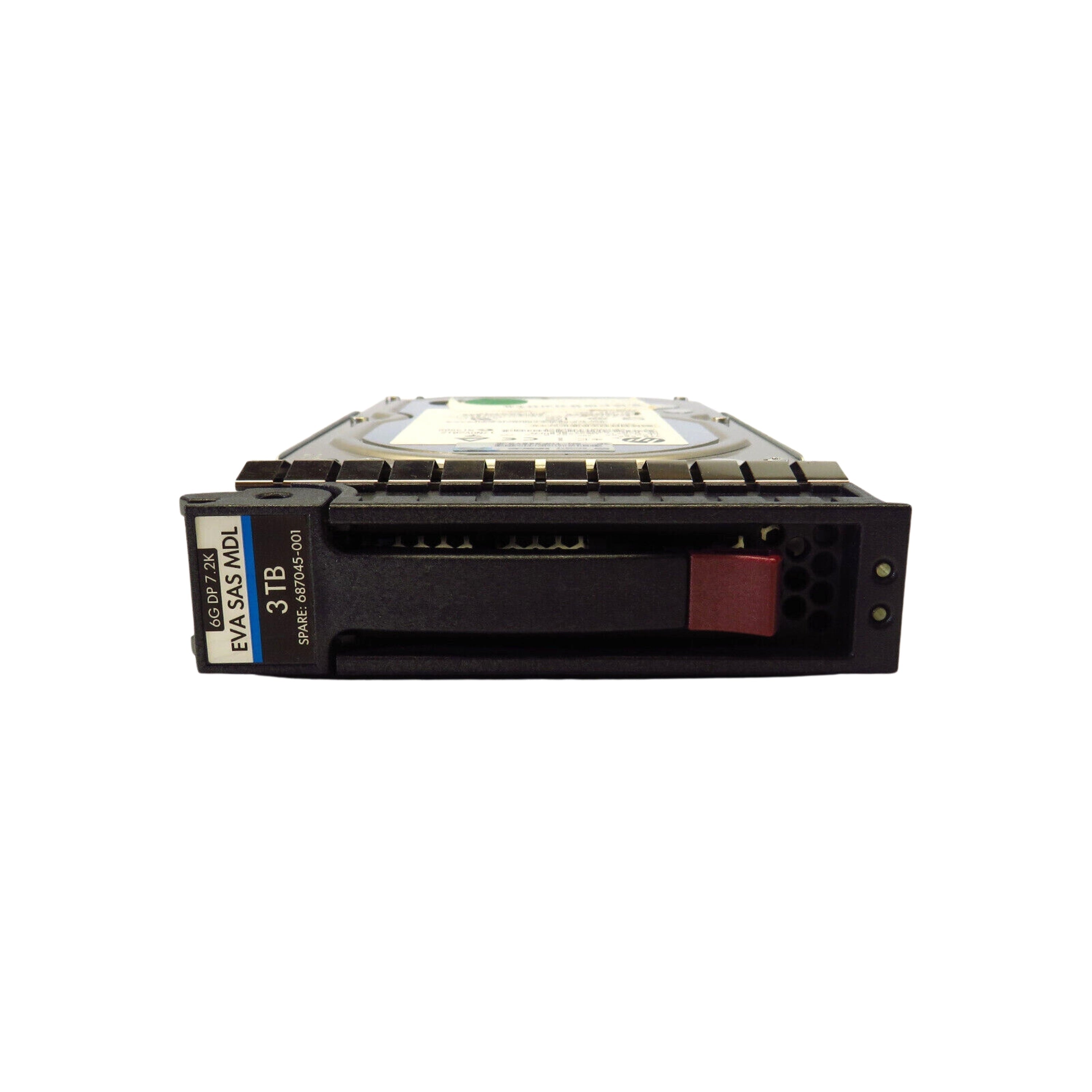 HP 687045-001 3.5" 3TB 7200RPM SAS 6Gb/s Hard Disk Drive (HDD), Silver (Refurbished)
