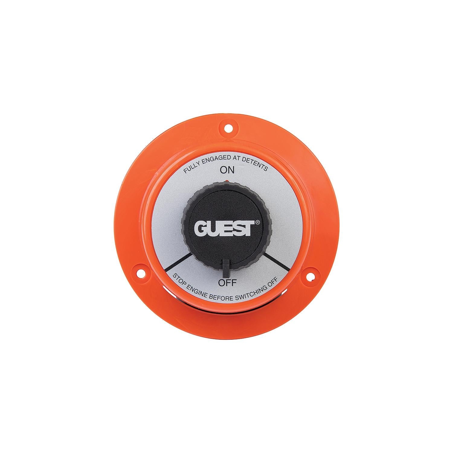 Seachoice 50-11553 Battery Select Switch, 2 Positions On/Off, 5-1/2 in. Dia. X 2-5/8 in. High