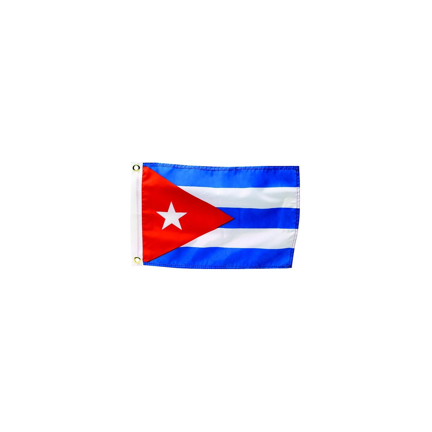 Seachoice 50-78291 12" x 18" Nylon Print Dyed Cuba Flag