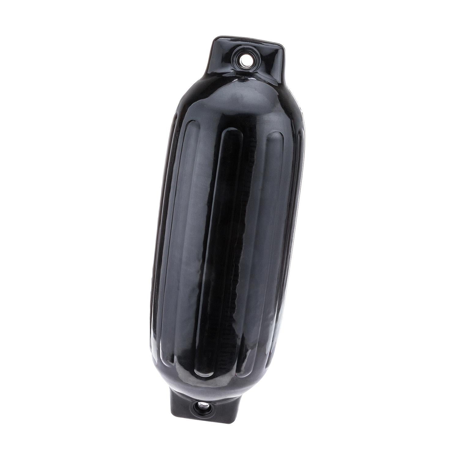 Seachoice DE79276S 79071 Twin Eye Ribbed Fender, Black, 8.5 x 27"