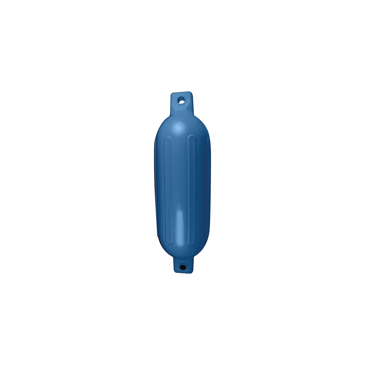 Seachoice DE79232S 79091 Twin Eye Ribbed Fender, Blue, 6.5 x 23"