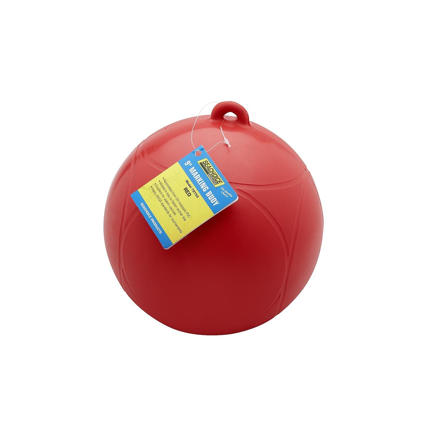 Seachoice DE95887S 79753 Slalom/Marking Buoy Red, 9" Dia.