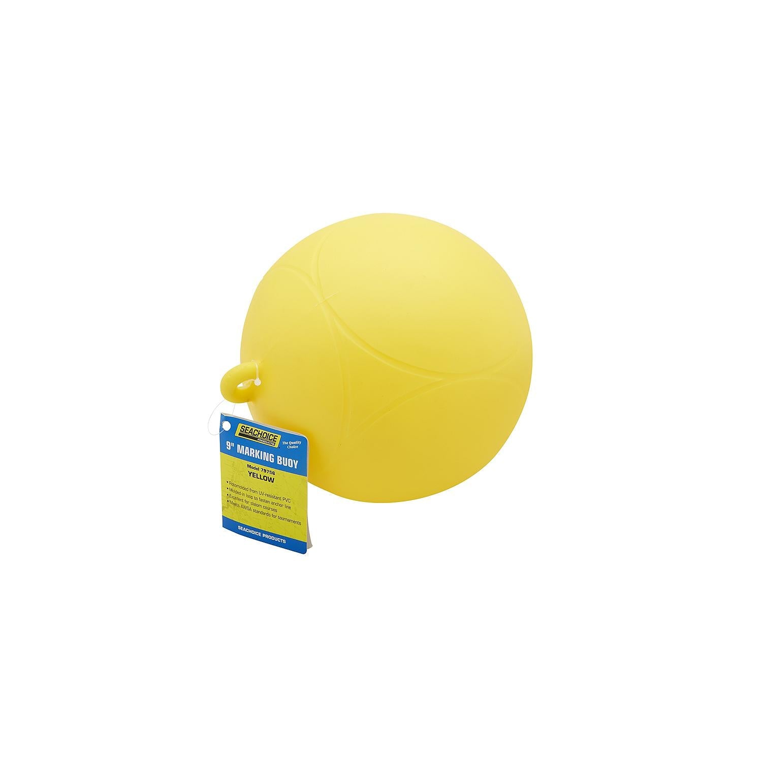 Seachoice DE95885S 79756 Slalom/Marking Buoy Yellow, 9" Dia.