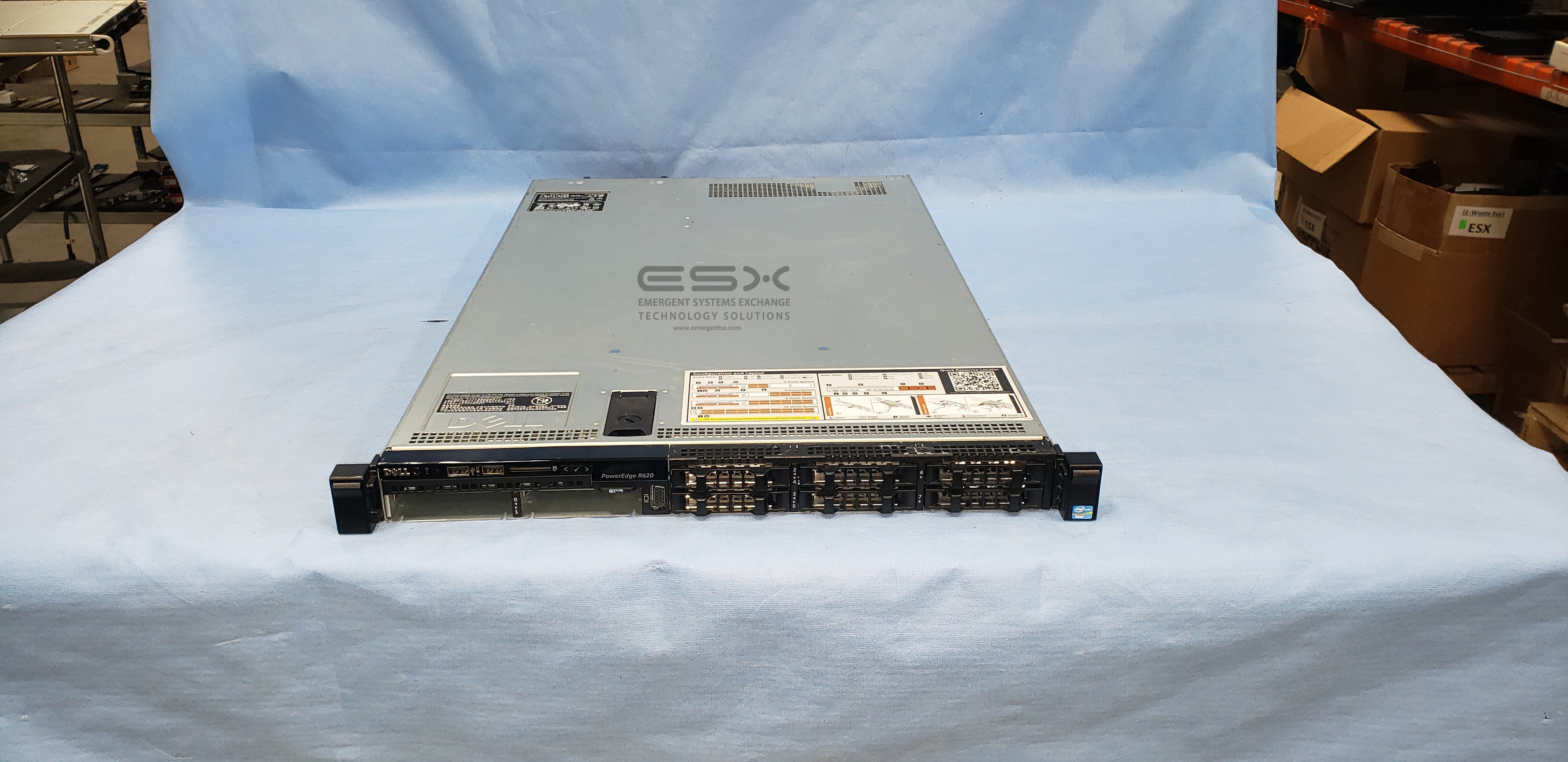Dell PowerEdge R620 16 Core Server 2x E5-2680 2.7GHz 384GB H710p 2x PSU Rails