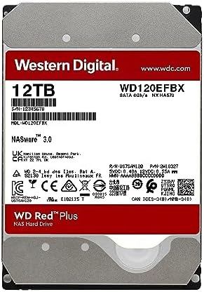 Western Digital 16TB WD Red Pro NAS Internal Hard Drive HDD - 7200 RPM, SATA 6 Gb/s, CMR, 512 MB Cache, 3.5" - WD161KFGX