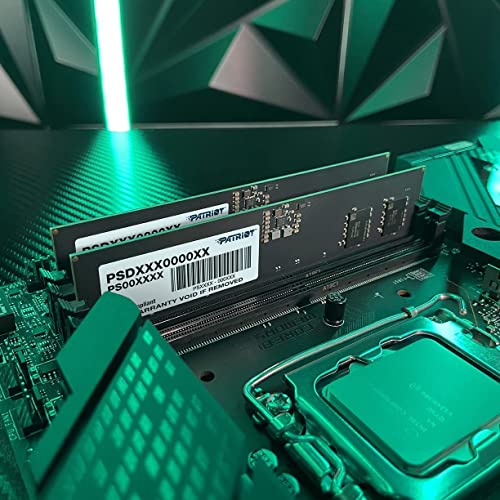 Patriot Memory Signature DDR5 RAM 16GB (2X8GB 5600MHz CL46 UDIMM Desktop Memory Kit - PSD532G5600K