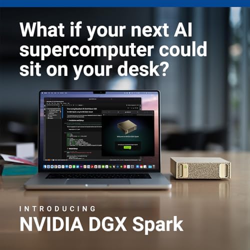 DGX Spark - NVIDIA GB10 Grace Blackwell Superchip, 128 GB LPDDR5x, ARM Processor, 4 TB NVME M.2 SSD Storage