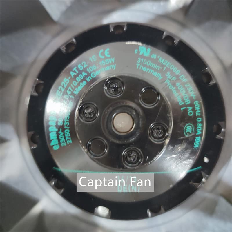 Cabinet Fan for R2E225-AT52-19 Ebm Papst Fan 230VAC 0.47/0.8A Centrifugal Fan
