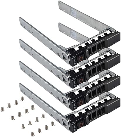 Hard Drive Tray Caddy 2.5 SSD Caddy G176J 0G176J Hard Drive Bracket Compatible with Dell PowerEdge 14/13/12th Generation T440 T640 R730 R730XD R630 T630 T430 R830 R930 R720 R820 R920, 10 Pack