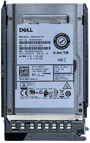 Dell PowerEdge 14G 3.84TB 2.5-inch SAS 12Gbps Hotplug SSD KPM5XRUG3T84 N85XX