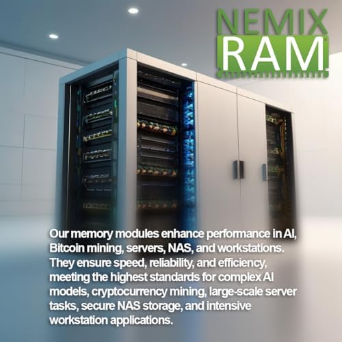 NEMIX RAM 32GB (1X32GB DDR4 2666MHZ PC4-21300 2Rx4 1.2V CL19 288-PIN ECC RDIMM Registered Server Memory Compatible with Supermicro MEM-DR432L-SL04-ER26