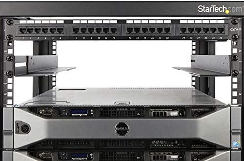 1U 19 inch Server Rack Rails - 24-36 inch Adjustable Depth - Universal 4 Post Rack Mount Rails - Network Equipment/Server/UPS Mounting Rail Kit HPE ProLiant Dell PowerEdge (UNIRAILS1UB