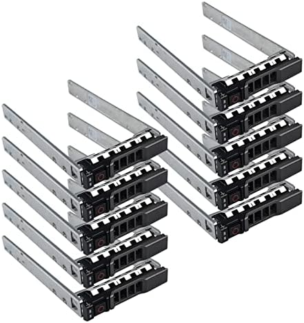 Hard Drive Tray Caddy 2.5 SSD Caddy G176J 0G176J Hard Drive Bracket Compatible with Dell PowerEdge 14/13/12th Generation T440 T640 R730 R730XD R630 T630 T430 R830 R930 R720 R820 R920, 10 Pack