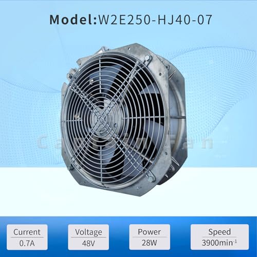 W2E250-HJ40-07 Ebm Papst Fan 115VAC 1.45/2.03A Axial Cooling Fan Cabinet