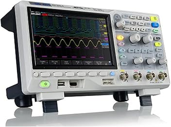 Siglent Technologies SDS1104X-E 100Mhz Digital Oscilloscope 4 Channels Standard Decoder, Grey