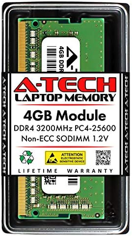 A-Tech 32GB RAM for QNAP TVS-h874 NAS | DDR4 3200MHz PC4-25600 SODIMM 2Rx8 1.2V 260-Pin Non-ECC SO-DIMM Memory Upgrade