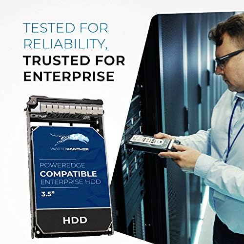 Water Panther 12TB 7.2K RPM SAS 12Gb/s 3.5" LFF HDD for Dell PowerEdge Servers | Enterprise Hard Disk Drive in 13G Tray | Compatible with Rack Servers R710 R720 R730 R420 R430