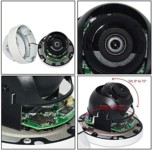 DS-2CD2183G2-I 4K 8MP AcuSense Vandal Fixed Dome POE IP Camera Outdoor, 2.8mm Wide Angle, 3-Axis, WDR, IP67, IK10