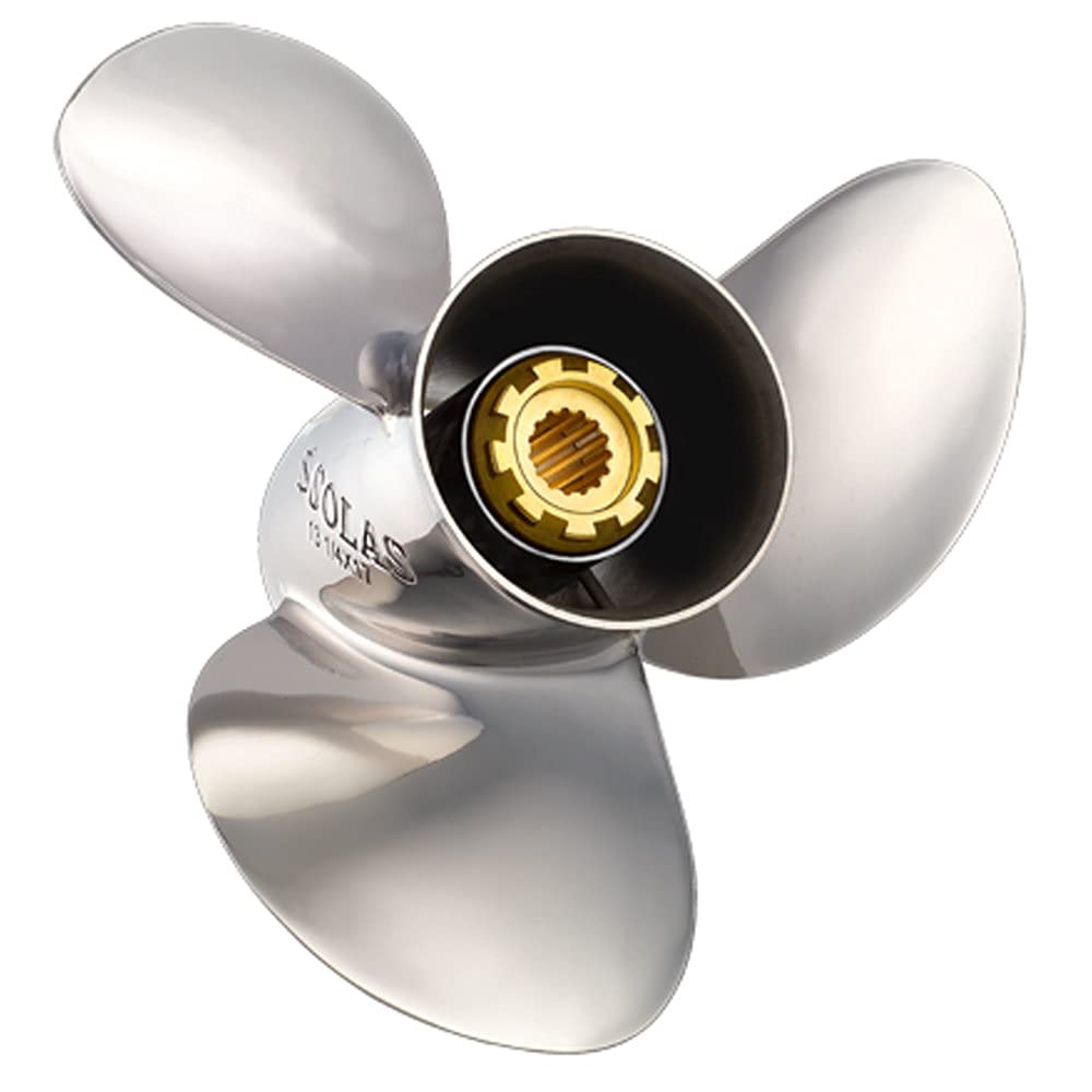 Solas Propeller 1531-145-15 Solas New Saturn SS 3-Blade Propeller for Mercury