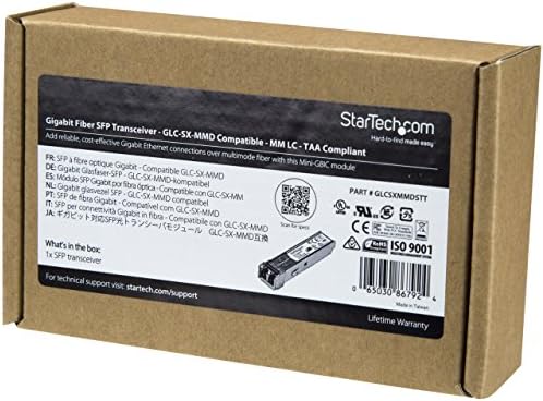 StarTech.com Cisco SFP-GE-T Compatible - Gigabit SFP - 10/100/1000 Mbps - RJ45 Port - 1000Base-T - Copper SFP - GBIC Module