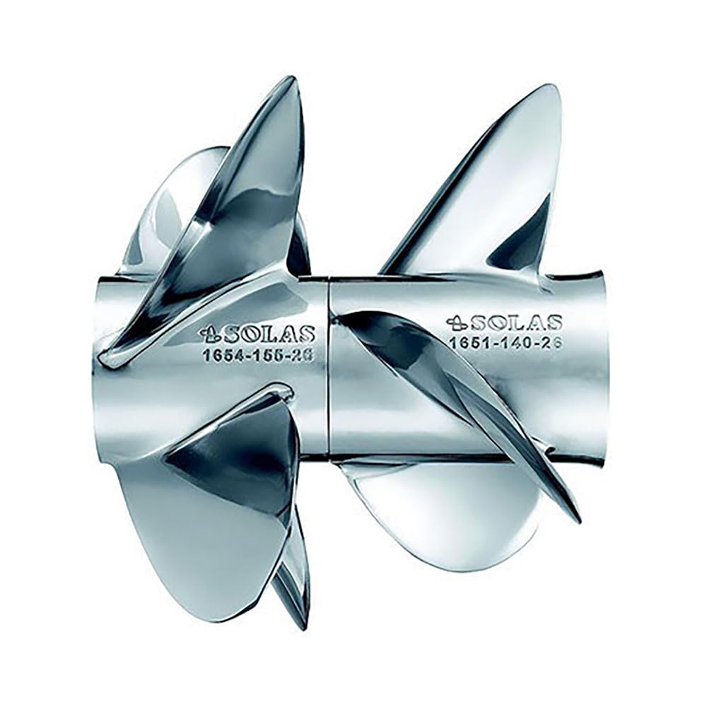 Solas Propeller 1651-140-25 Solas Dual Propeller for Mercruiser Bravo Three, SS, Rear