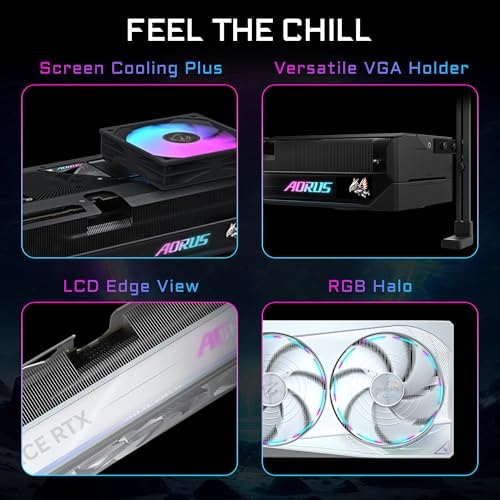 GIGABYTE GeForce RTX 5080 Gaming OC 16G Graphics Card, WINDFORCE Cooling System, 16GB 256-bit GDDR7, GV-N5080GAMING OC-16GD Video Card