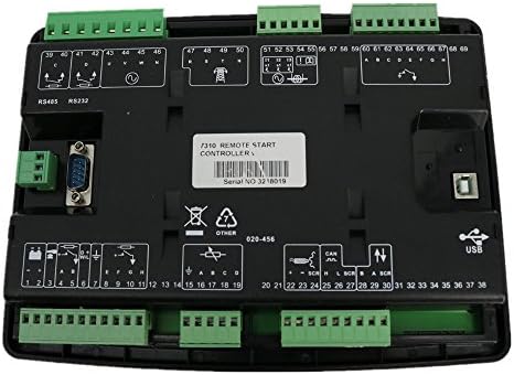 DSE7310 Diesel & Gas Genset/Generator/Engine Controller Control Module Panel Complete Replacement for Deep Sea 7310