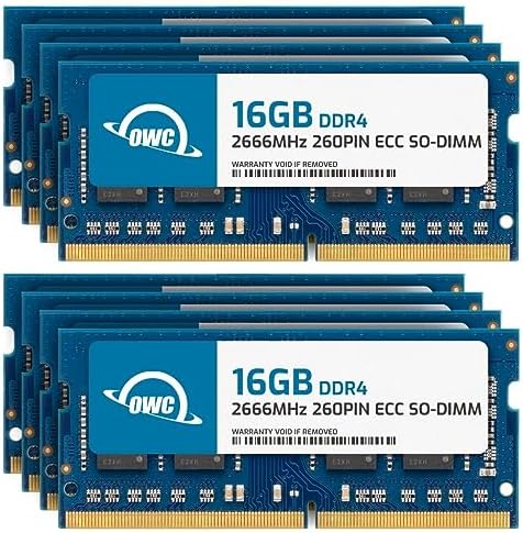 64GB (2x32GB DDR4 2666MHz PC4-21300 CL19 2RX8 ECC Unbuffered SODIMM 1.2V 260-pin Memory RAM