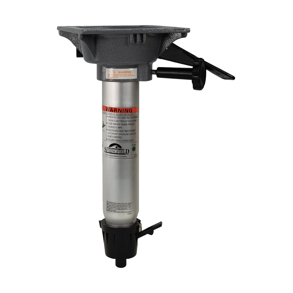 Springfield 1600607-L Taper-Lock 2-3/8" 2 Piece Pedestal Set (Includes Post &, Swivel)