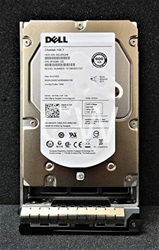 Dell 600gb 15k 3.5" SAS6 Hard Drive - SAS - 15000 RPM - 16 MB Buffer - 1 Pack - W347K
