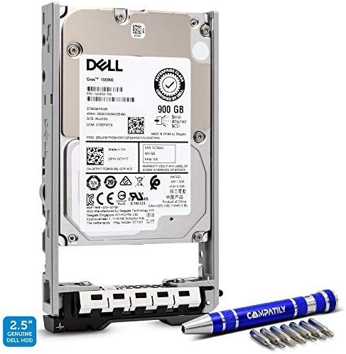 Dell 400-AUQX 2.4TB 10K SAS 2.5-Inch PowerEdge Enterprise Hard Drive in 13G Tray Bundle with Compatily Screwdriver Compatible with 400-AVBX W9MNK R720 R730 R630