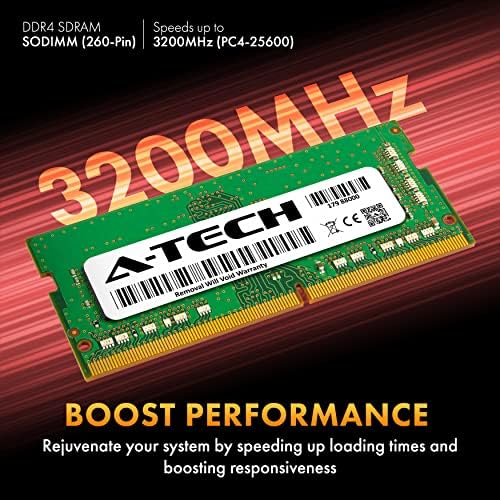 A-Tech 32GB RAM for QNAP TVS-h874 NAS | DDR4 3200MHz PC4-25600 SODIMM 2Rx8 1.2V 260-Pin Non-ECC SO-DIMM Memory Upgrade