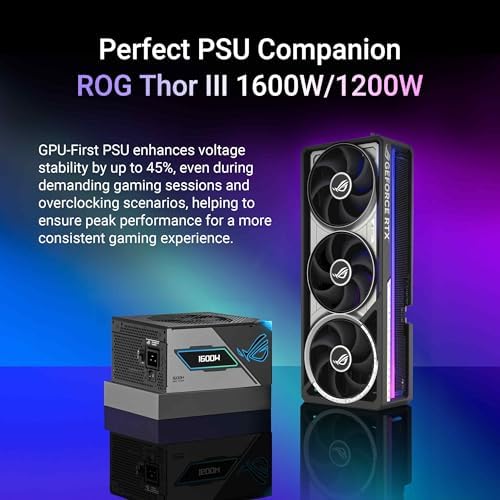 ASUS ROG Astral GeForce RTX 5090 White OC Edition Gaming Graphics Card (PCIe 5.0, 32GB GDDR7, HDMI/DP 2.1, 3.8-slot, 4fan design, Axial-tech fans, patented vapor chamber, Phase-change GPU thermal pad