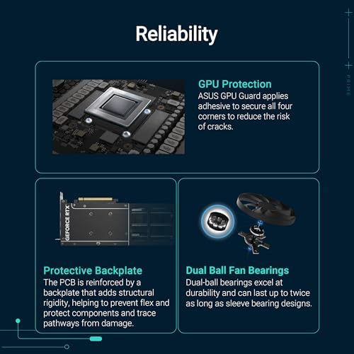 ASUS Dual NVIDIA GeForce RTX 3050 6GB OC Edition Gaming Graphics Card - PCIe 4.0, 6GB GDDR6 Memory, HDMI 2.1, DisplayPort 1.4a, 2-Slot Design, Axial-tech Fan Design, 0dB Technology, Steel Bracket