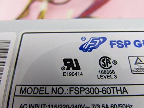 FSP Group FSP300-60THA 300W 300 Watt 24Pin 4Pin Power Supply P/N: 9PA3007715