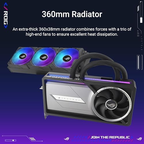 ASUS ROG Astral GeForce RTX™ 5090 OC Edition Gaming Graphics Card (PCIe® 5.0, 32GB GDDR7, HDMI®/DP 2.1, 3.8-Slot, 4-Fan Design, Axial-tech Fans, Patented Vapor Chamber, Phase-Change GPU Thermal pad