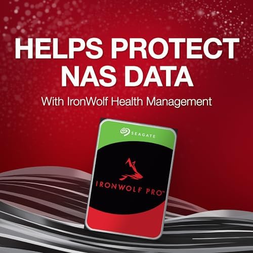 Seagate IronWolf Pro 24TB Enterprise NAS Internal HDD Hard Drive – CMR 3.5 Inch SATA 6Gb/s 7200 RPM 512MB Cache for RAID Network Attached Storage, Rescue Services (ST24000NT002